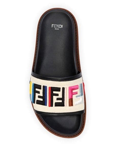 [W2C] Fendi Logo Embroidered Slides : r/DesignerReps 